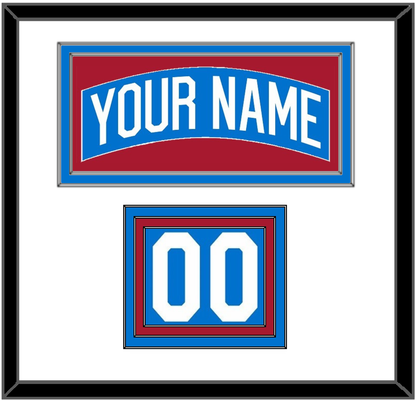 New York Nameplate & Number (Shoulder) - Centennial Blue - Premier Tier 1