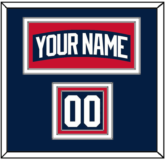 New York Nameplate & Number (Shoulder) - Alternate Blue - Premier Tier 2