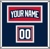 New York Nameplate & Number (Shoulder) - Alternate Blue - Triple Mat 2
