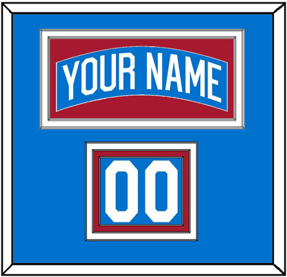 New York Nameplate & Number (Shoulder) - Centennial Blue - Premier Tier 2