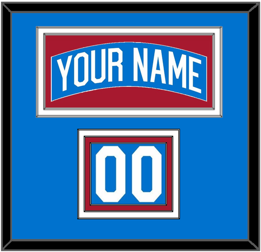 New York Nameplate & Number (Shoulder) - Centennial Blue - Premier Tier 2