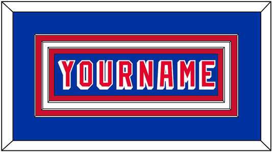 New York Nameplate - Road Blue (1978-1990) - Premier Tier 1