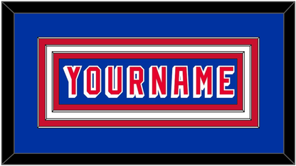 New York Nameplate - Road Blue (1978-1990) - Premier Tier 1