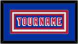 New York Nameplate - Road Blue (1978-1990) - Triple Mat 1