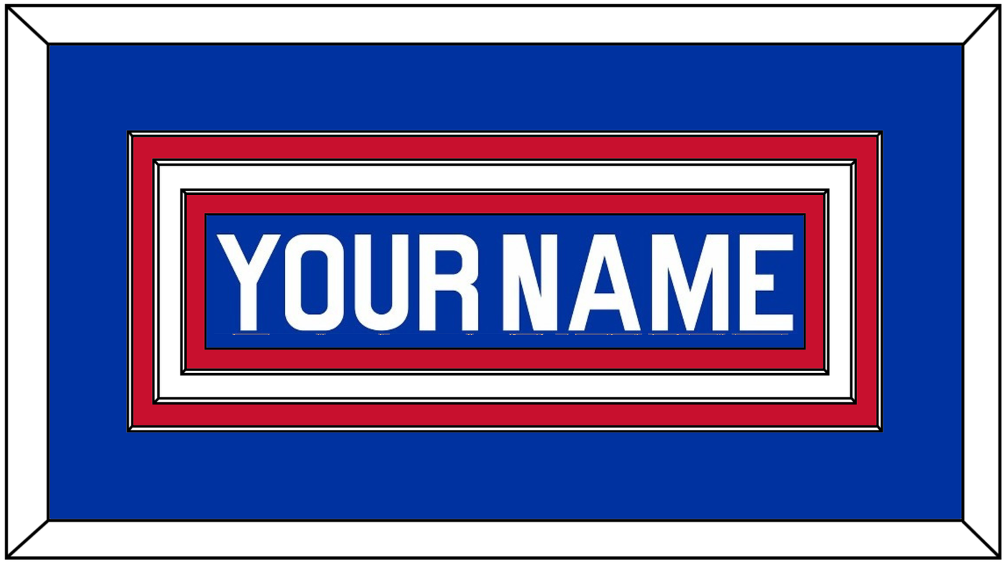 New York Nameplate - Road Blue (1977-1978) - Premier Tier 1