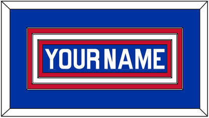 New York Nameplate - Road Blue (1977-1978) - Premier Tier 1