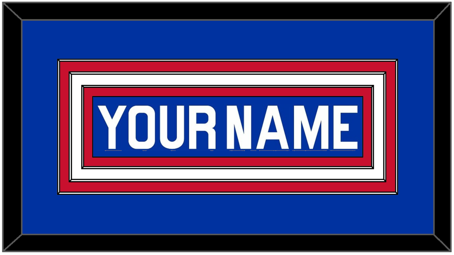 New York Nameplate - Road Blue (1977-1978) - Premier Tier 1