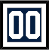 New York Number (Back) - Alternate Blue - Single Mat 1