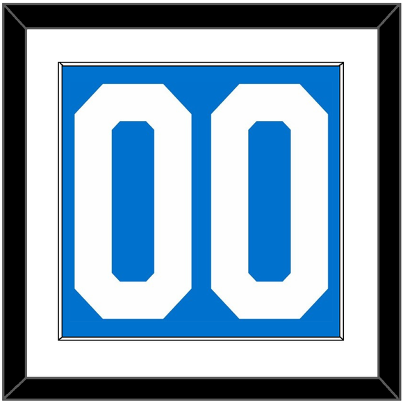 New York Number (Back) - Centennial Blue - Single Mat 1