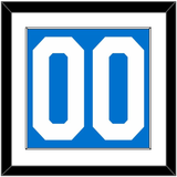 New York Number (Back) - Centennial Blue - Single Mat 1