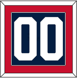 New York Number (Back) - Alternate Blue - Single Mat 2