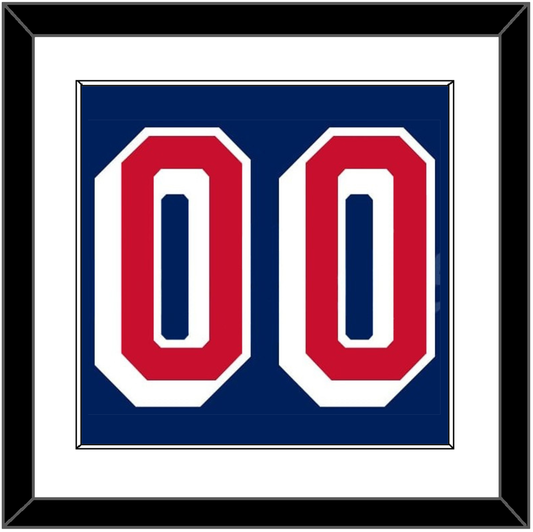 New York Number (Back) - Road Blue (1947-1976) - Essential Tier 1