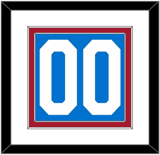 New York Number (Back) - Centennial Blue - Signature Tier 1