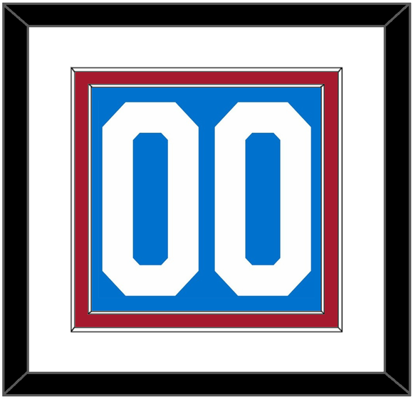 New York Number (Back) - Centennial Blue - Double Mat 1