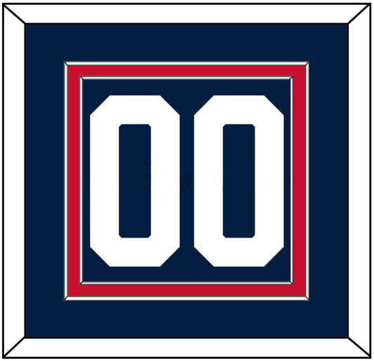 New York Number (Back) - Alternate Blue - Signature Tier 2