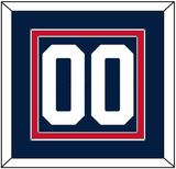 New York Number (Back) - Alternate Blue - Double Mat 2