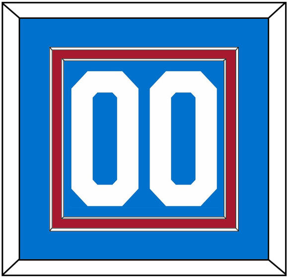 New York Number (Back) - Centennial Blue - Double Mat 2