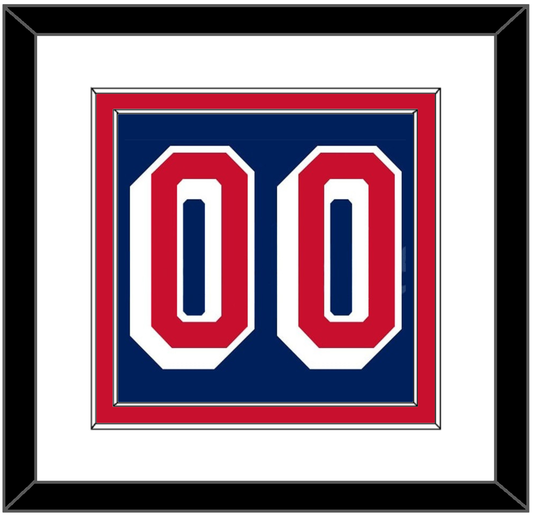 New York Number (Back) - Road Blue (1947-1976) - Signature Tier 1
