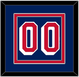 New York Number (Back) - Road Blue (1947-1976) - Double Mat 2