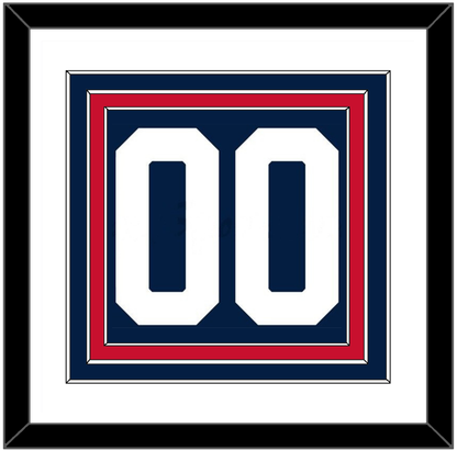 New York Number (Back) - Alternate Blue - Premier Tier 1