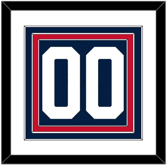 New York Number (Back) - Alternate Blue - Premier Tier 1