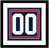 New York Number (Back) - Alternate Blue - Triple Mat 1