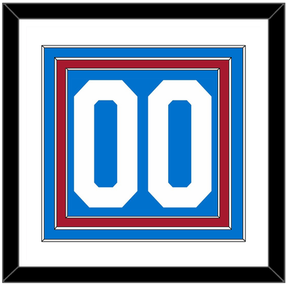 New York Number (Back) - Centennial Blue - Premier Tier 1