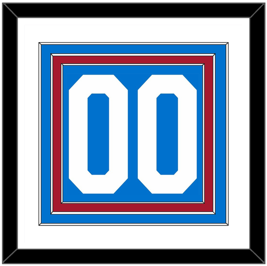 New York Number (Back) - Centennial Blue - Premier Tier 1