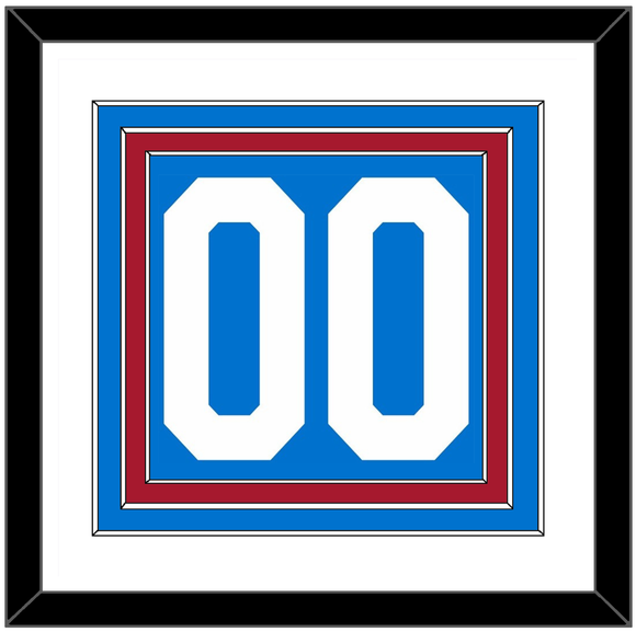 New York Number (Back) - Centennial Blue - Triple Mat 1