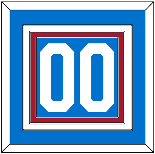 New York Number (Back) - Centennial Blue - Premier Tier 2