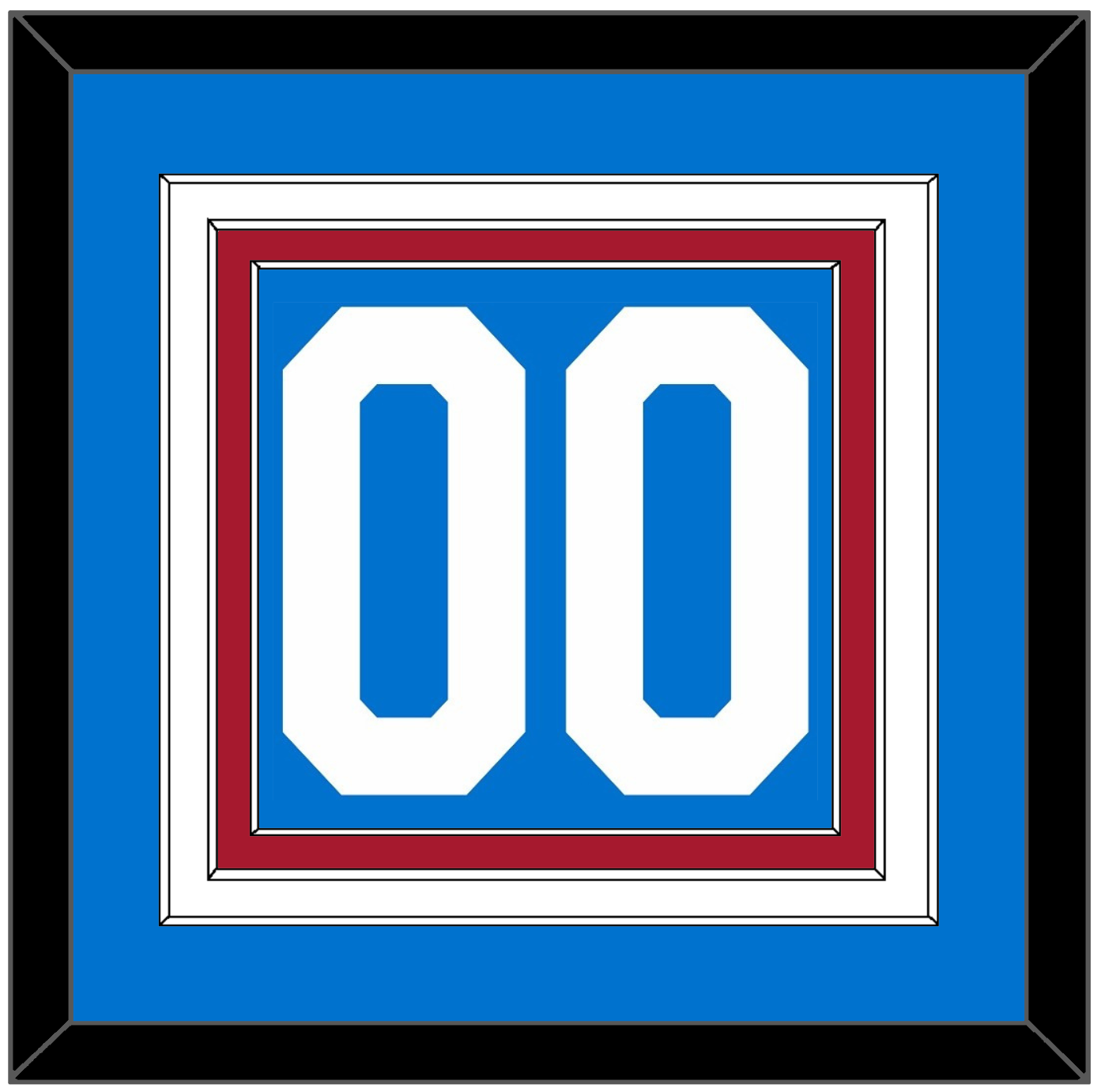 New York Number (Back) - Centennial Blue - Premier Tier 2