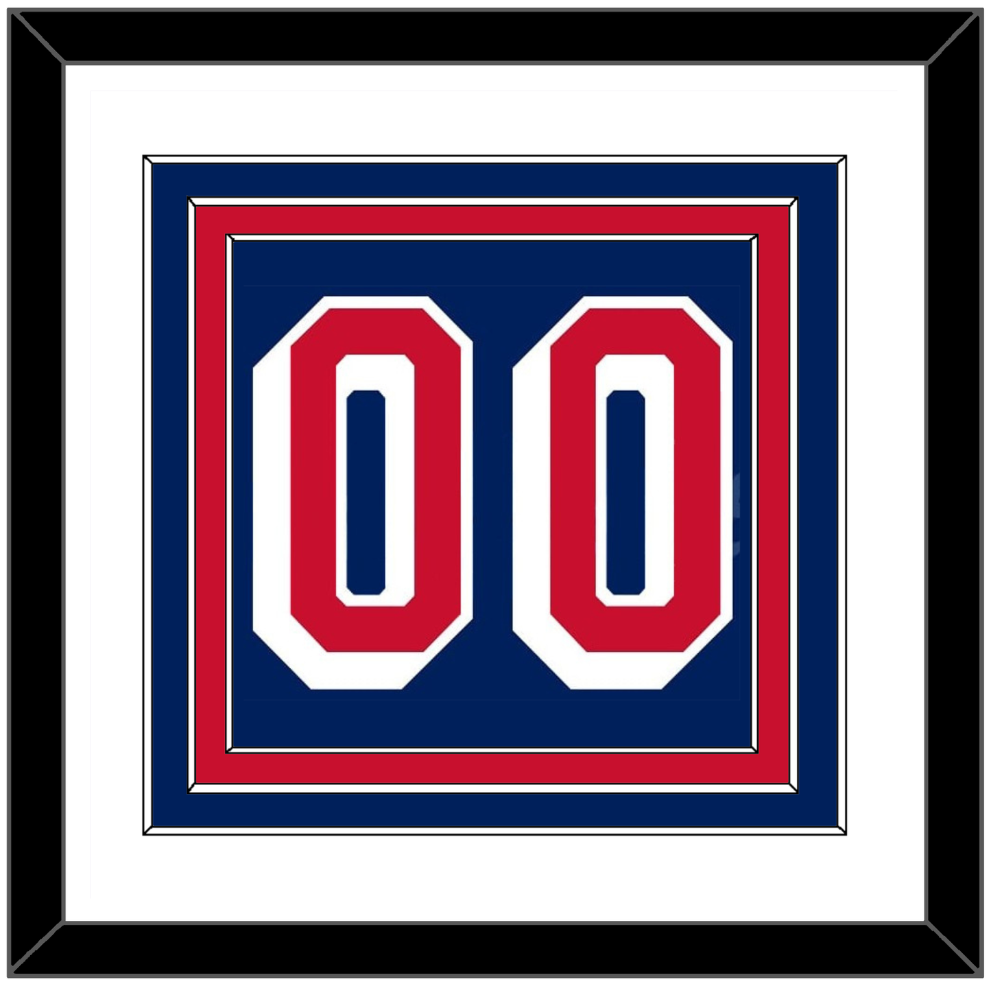 New York Number (Back) - Road Blue (1947-1976) - Premier Tier 1