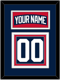 New York Nameplate & Number (Back) - Alternate Blue - Triple Mat 2