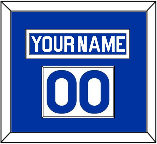 New York Nameplate & Number (Shoulder) - Road Blue (1977-1978) - Essential Tier 1