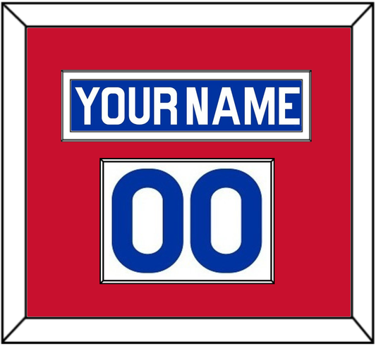 New York Nameplate & Number (Shoulder) - Road Blue (1977-1978) - Essential Tier 2
