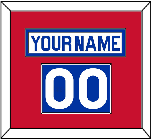 New York Nameplate & Number (Shoulder) - Home White (1976-1978) - Essential Tier 2