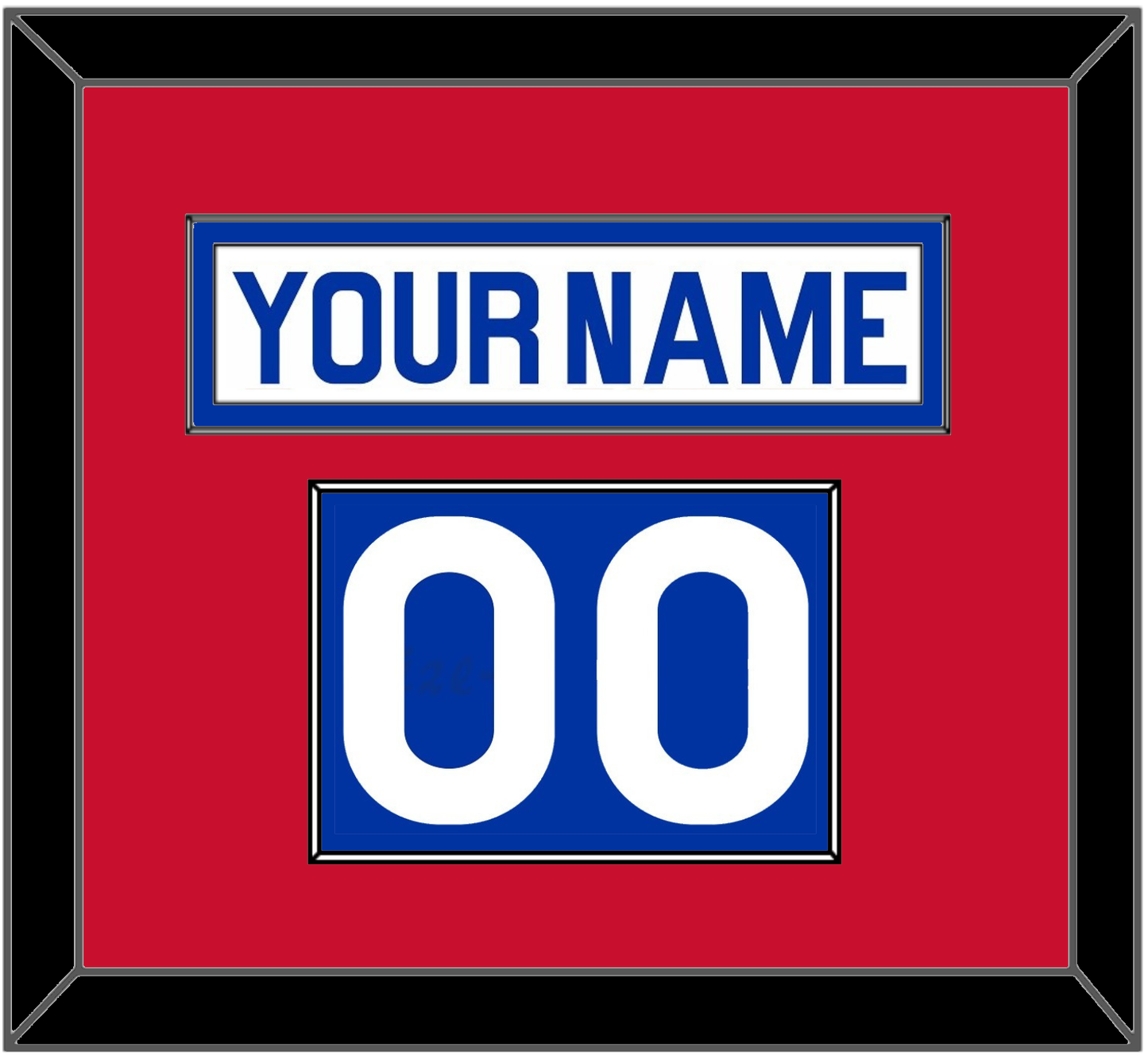 New York Nameplate & Number (Shoulder) - Home White (1976-1978) - Essential Tier 2