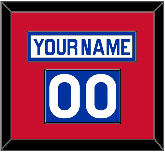 New York Nameplate & Number (Shoulder) - Home White (1976-1978) - Essential Tier 2