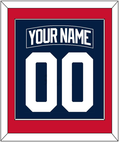 New York Nameplate & Number (Back) Combined - Alternate Blue - Essential Tier 2
