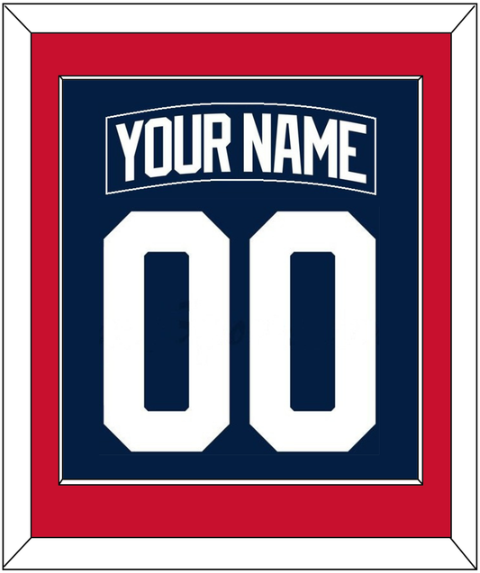 New York Nameplate & Number (Back) Combined - Alternate Blue - Essential Tier 2