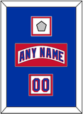 New York Nameplate, Number (Shoulder) & 1994 Stanley Cup Finals Patch - Home White (1990-2004) - Double Mat 2