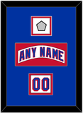 New York Nameplate, Number (Shoulder) & 1994 Stanley Cup Finals Patch - Home White (1990-2004) - Double Mat 2