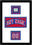 New York Nameplate, Number (Shoulder) & 1994 Stanley Cup Finals Patch - Road Blue (1990-2004) - Triple Mat 1