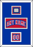 New York Nameplate, Number (Shoulder) & 1994 Stanley Cup Finals Patch - Road Blue (1990-2004) - Triple Mat 2