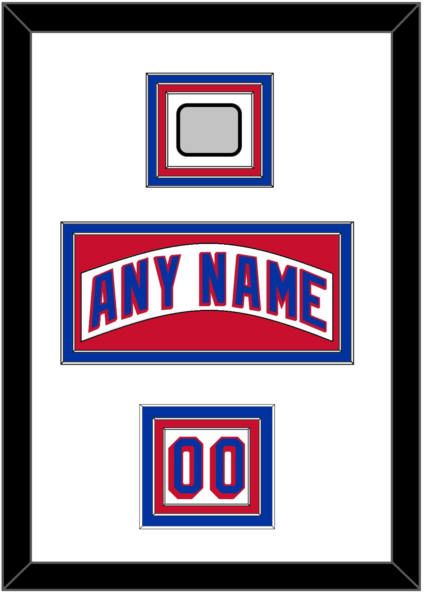 New York Nameplate, Number (Shoulder) & 1994 Stanley Cup Finals Patch - Home White (1990-2004) - Premier Tier 2