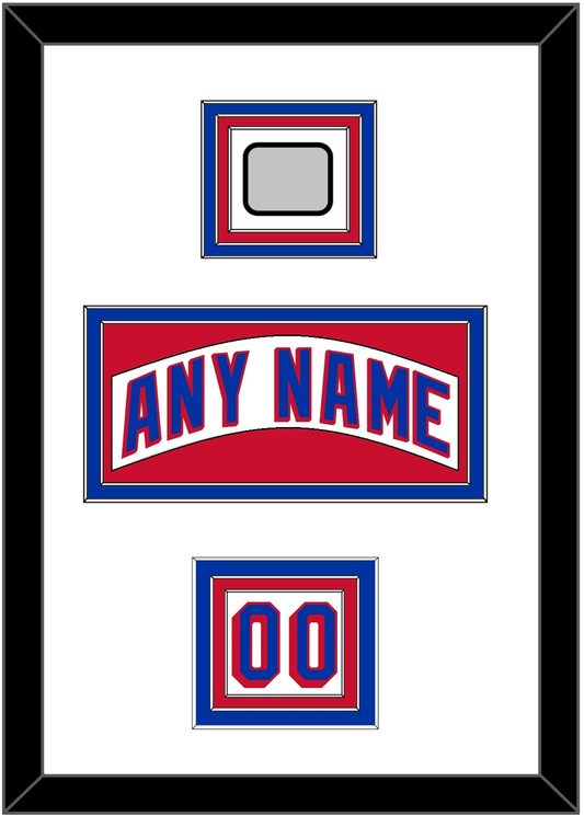 New York Nameplate, Number (Shoulder) & 1994 Stanley Cup Finals Patch - Home White (1990-2004) - Premier Tier 2