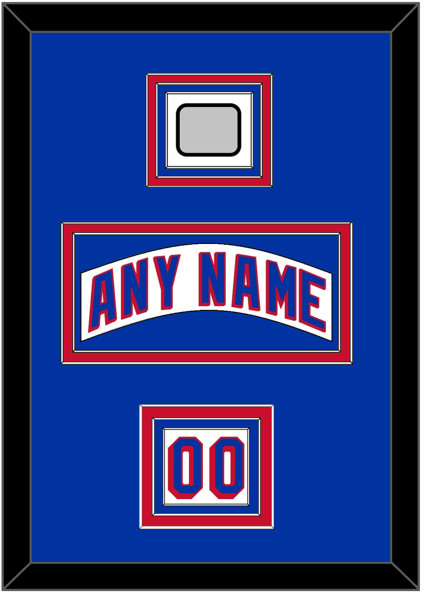 New York Nameplate, Number (Shoulder) & 1994 Stanley Cup Finals Patch - Home White (1990-2004) - Premier Tier 3