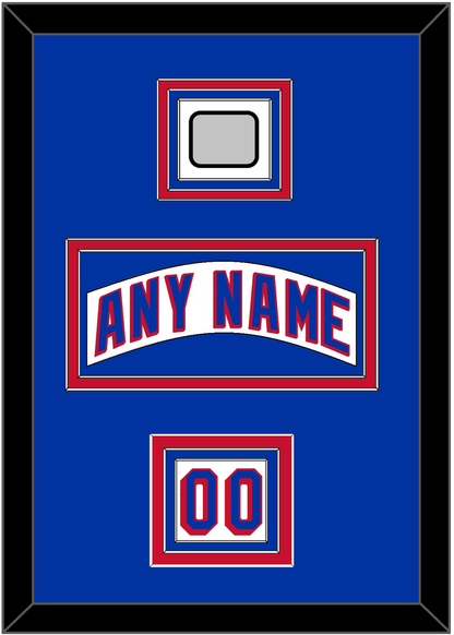 New York Nameplate, Number (Shoulder) & 1994 Stanley Cup Finals Patch - Home White (1990-2004) - Premier Tier 3