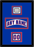 New York Nameplate, Number (Shoulder) & 1994 Stanley Cup Finals Patch - Home White (1990-2004) - Triple Mat 3