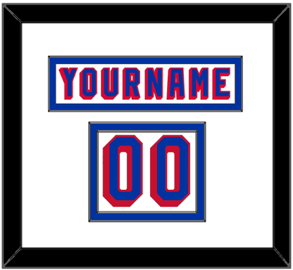 New York Nameplate & Number (Shoulder) - Home White (1978-1990) - Signature Tier 1